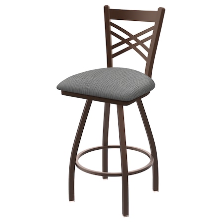 Holland Bar Stool Co 36" Swivel Bar Stool, Bronze Finish, Graph Seat 82036BZ020